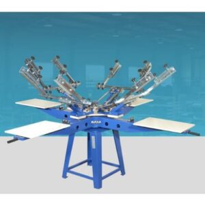 One Blue Color Manual Screen Printing Machine Clothes Printing Machine